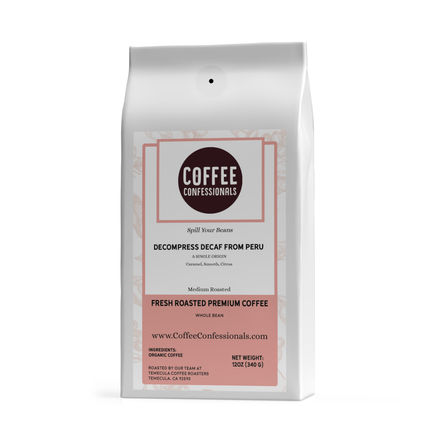 Decompress Decaf from PERU Medium Roast Coffee