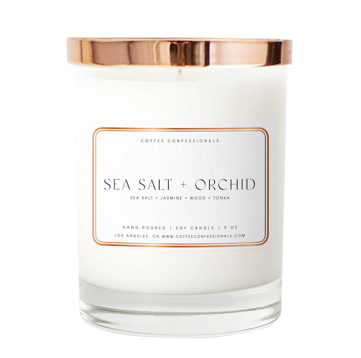 Sea Salt and Orchid Candle