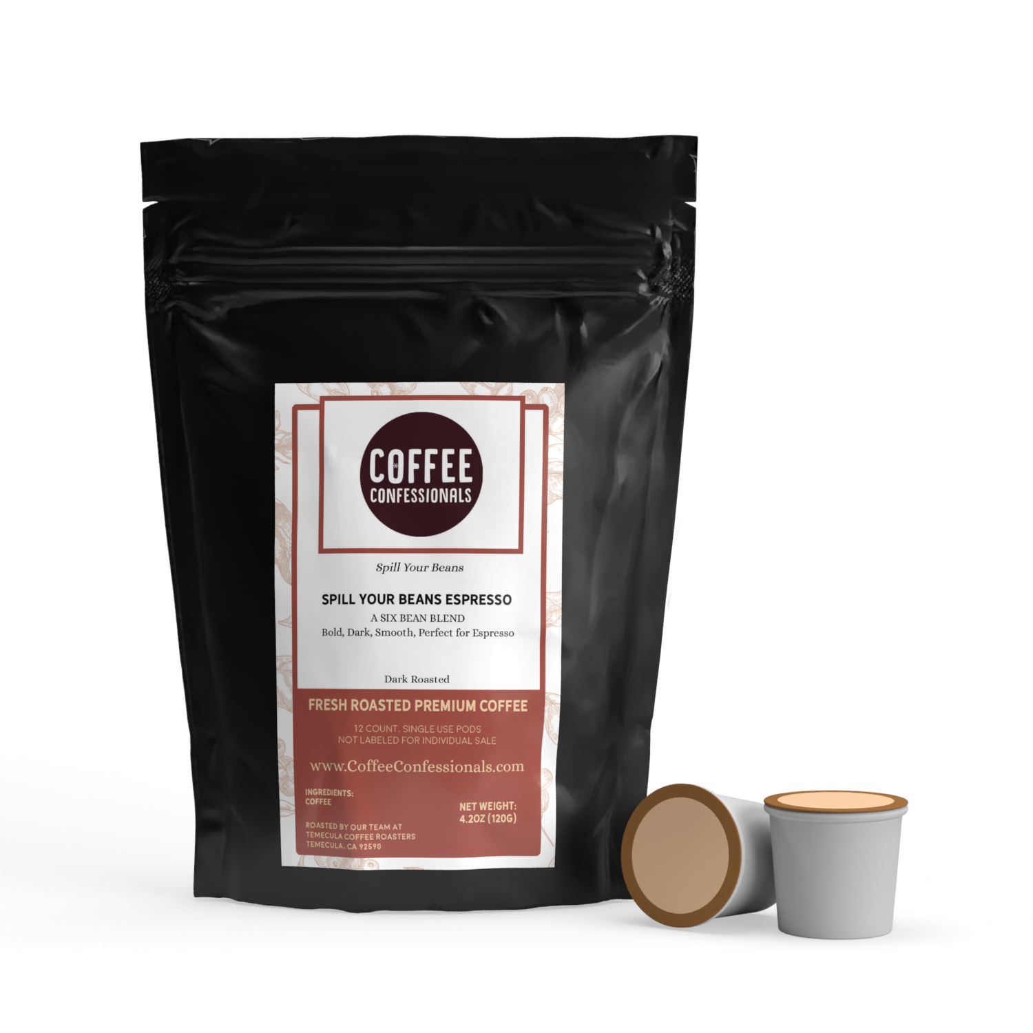 Spill Your Beans Espresso Blend - KCup - Coffee Confessionals