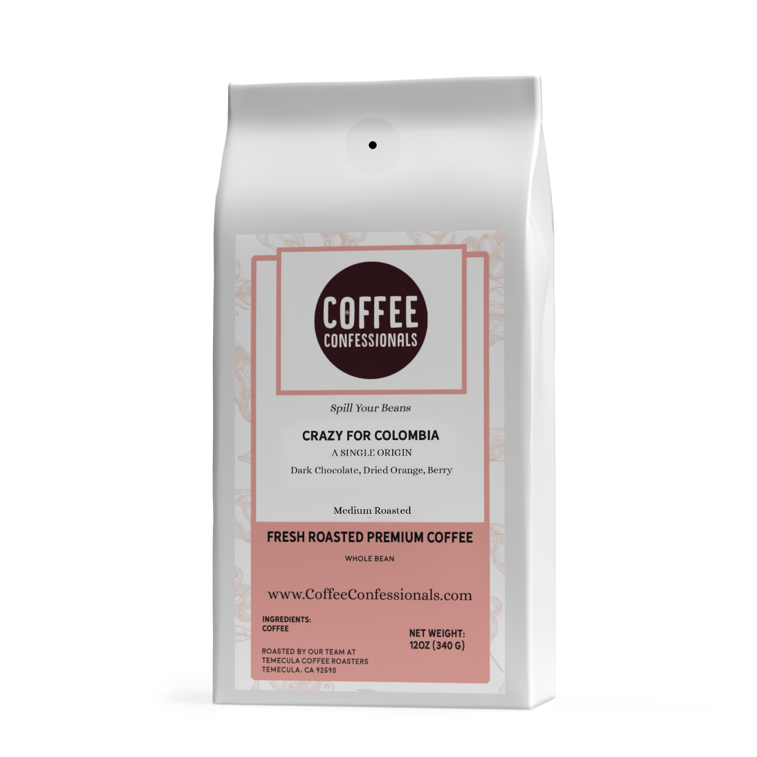 Crazy for COLOMBIA Medium Roast Coffee - Coffee Confessionals