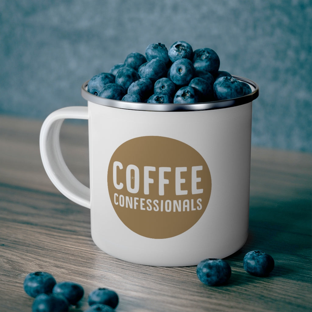 Enamel Campfire Coffee Mug - Coffee Confessionals