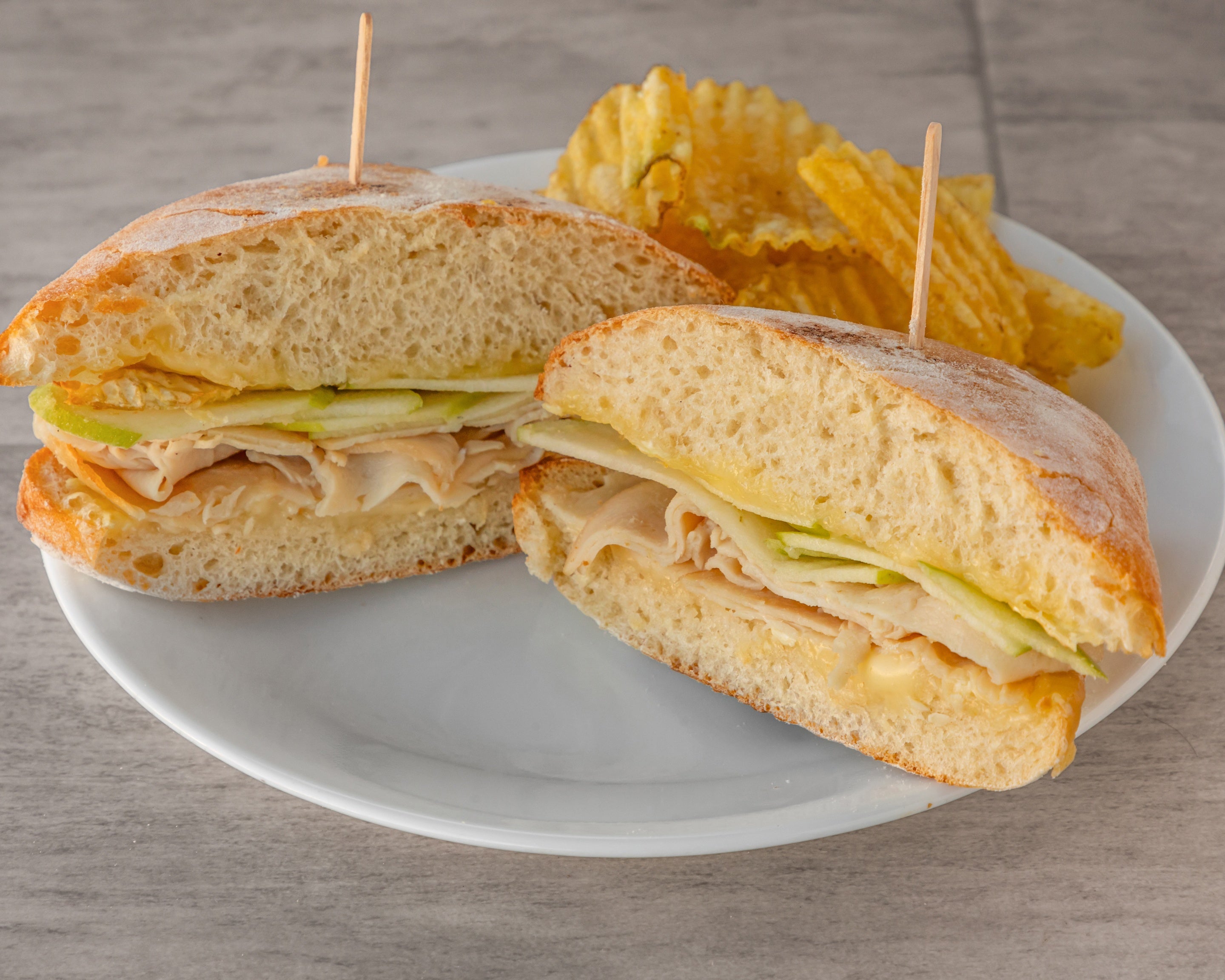 Toasted Turkey & Brie Ciabatta Sandwich