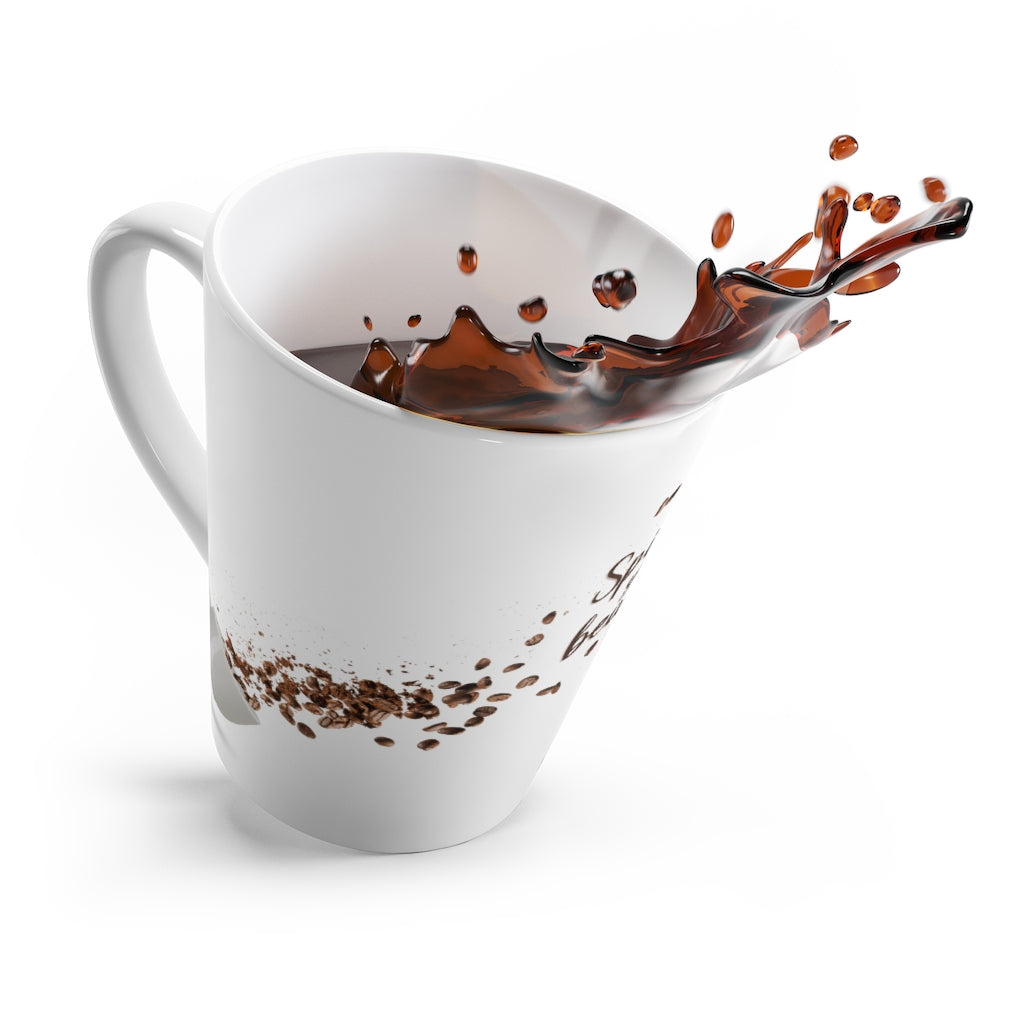 "Spill Your Beans" Coffe Latte Mug - Coffee Confessionals